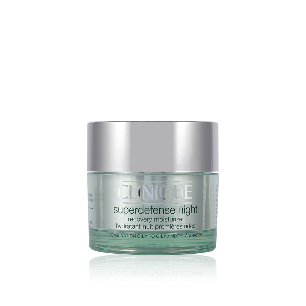 Clinique Superdefense Night Recovery Moisturizer für Mischhaut 50 ml