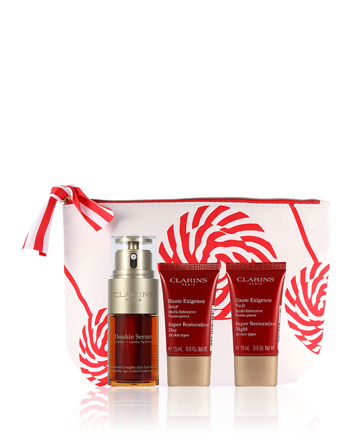 Clarins Double Serum Multi Intensive Gesichtspflegeset 4 Teilig Perfumetrader