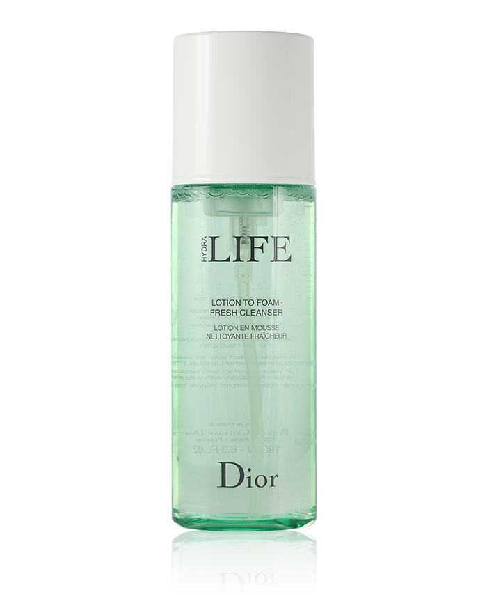 dior lotion to foam fresh cleanser
