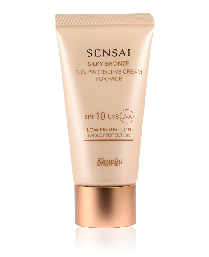 SILKY BRONZE anti-ageing sun care for face SPF50 Sunscreen Sensai