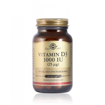 Solgar Vitamin D3 1000 IU (25µg) 100 st