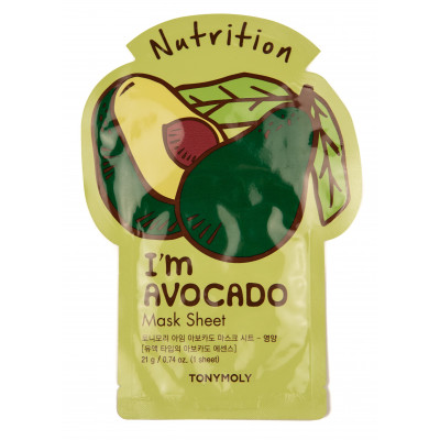 TONYMOLY I%27m Avocado Nutrition Mask Sheet 21 g