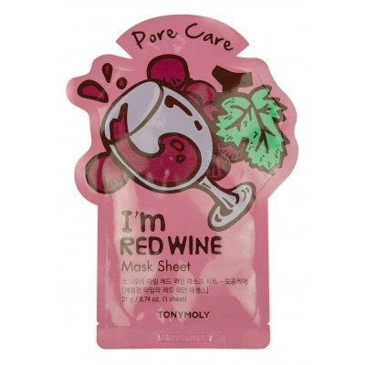 TONYMOLY I%27m Red Wine Pore Care Mask Sheet 21 g