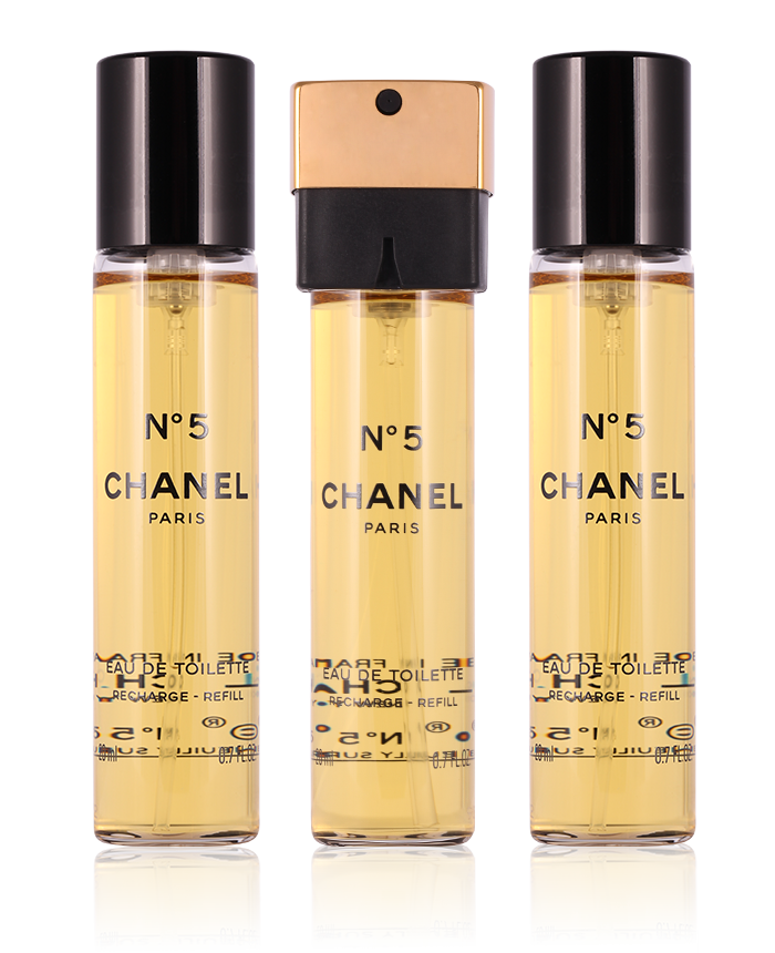 Appartement Hoe Gevangenisstraf Chanel No. 5 Eau de Toilette Nachfüllung Taschenspray 3 x 20 ml |  Perfumetrader