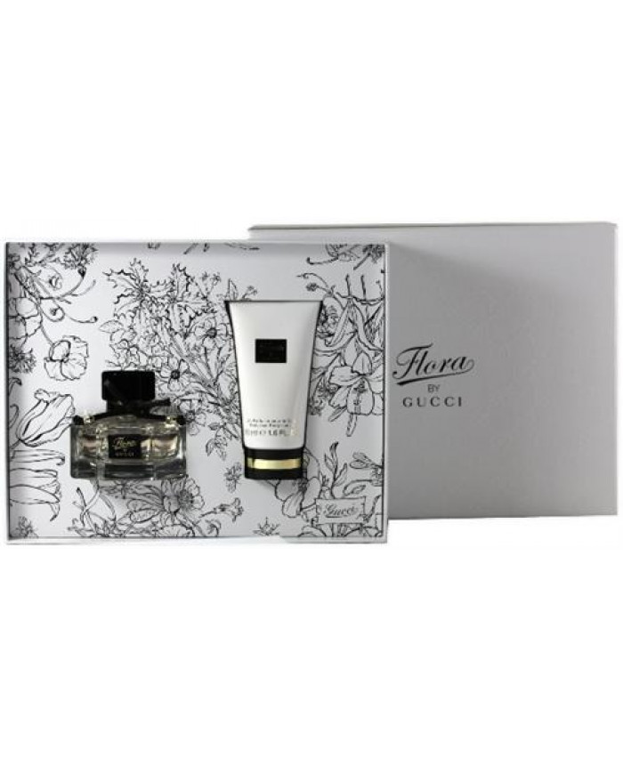 Gucci flora by gucci набор жен (туалетная вода 30мл+лосьон для тела 50мл) (737052409092)